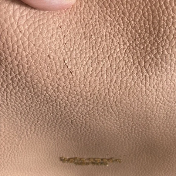 Kate Spade Knott Shoulder Bag Leather Purse Blush Pink - Picture 8 of 10